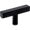 Jeffrey Alexander 2-1/4" Matte Black Dominique Cabinet "T" Knob 845TL-MB - alternate 1